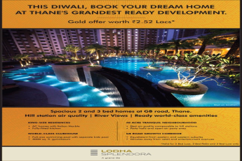 Book an OC ready home this Diwali and get Gold worth Rs. 2.52 lac at Lodha Splendora in Mumbai